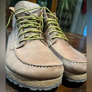 Birkenstock Unisex Marton Waxy Leather Boots, like new, worn twice